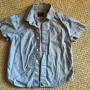 Short sleeve button down UNTUCKit shirt! Perfect for the beach and summer